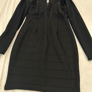 Chic Black Long Sleeve Dress